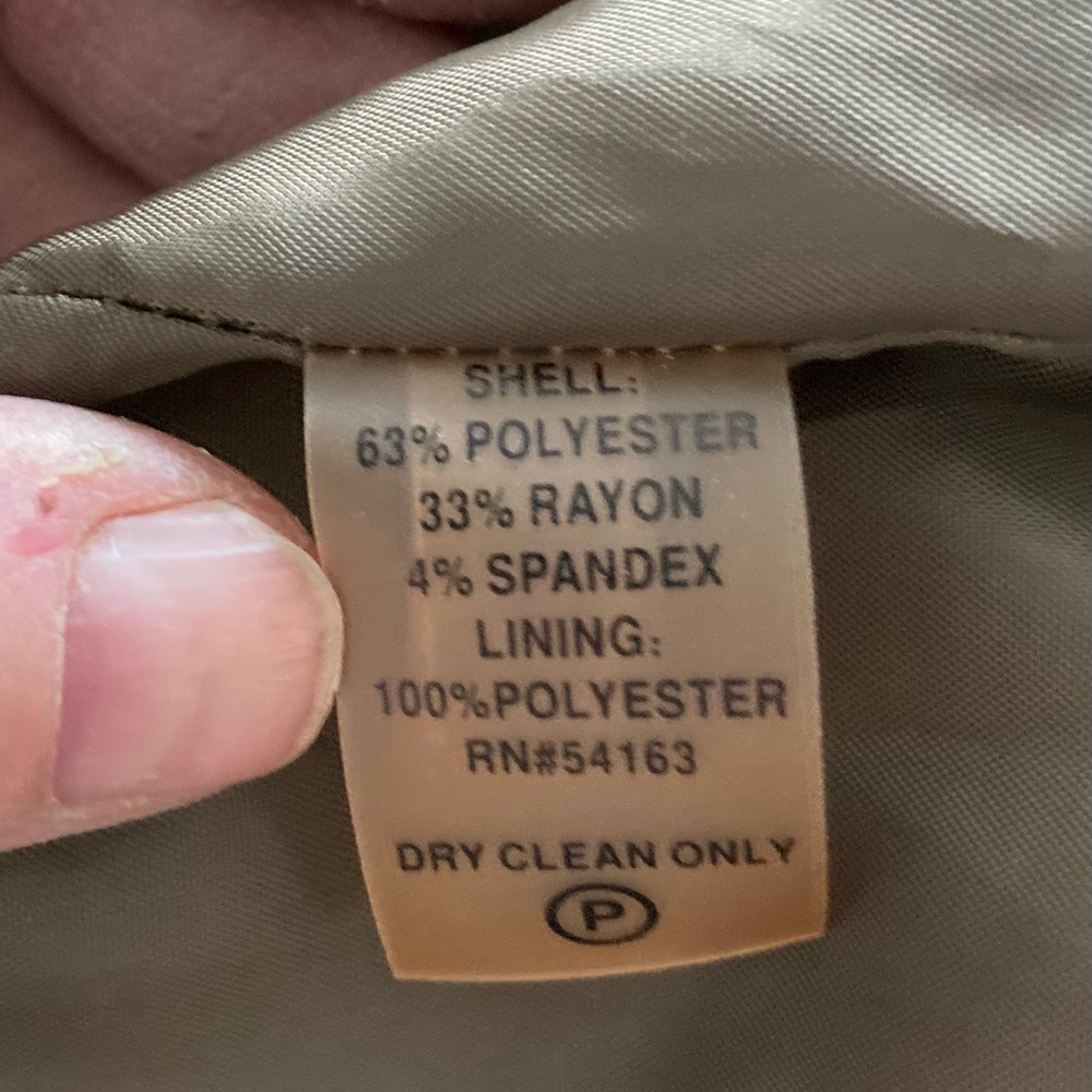 Calvin Klein dress, size 14, olive green - Picture 4 of 4